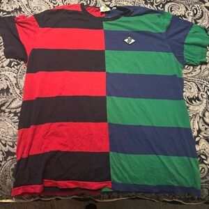 Burberry Carrick embroidered logo rugby tee size XX-Large